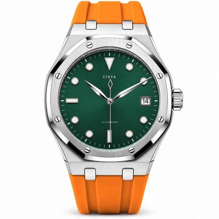 Montre Octogonale Sport, vue de face